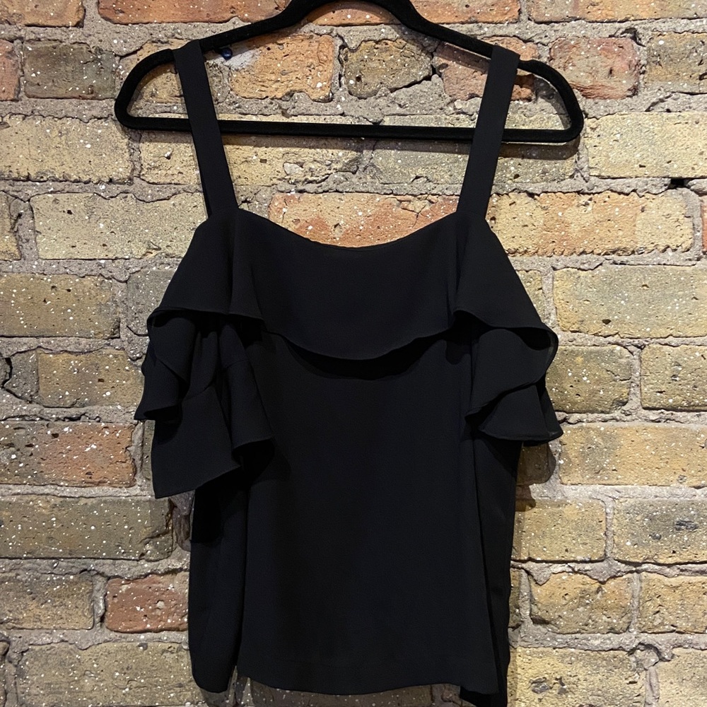 J-Crew off the shoulder woven top